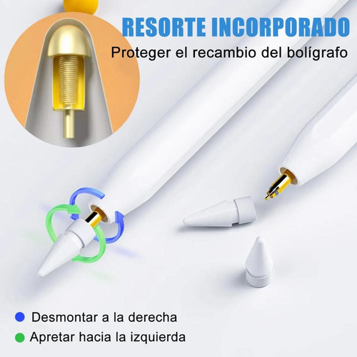 6pz Puntas Repuesto Para Apple Pencil 1st 2nd Usb-c Con Caja