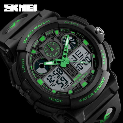 Imagen 10 de 10 de Reloj Skmei 1270 S Shock - Sumergible - Deportivo - Dual