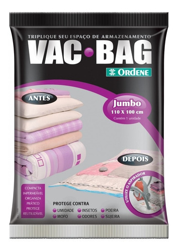 Imagen 1 de 4 de Bolsa Al Vacio Vac Bag Jumbo De Ordene 110x100cm De Ordene