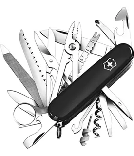 Navaja Victorinox Suizo Modelo Swiss Champ Color Negro