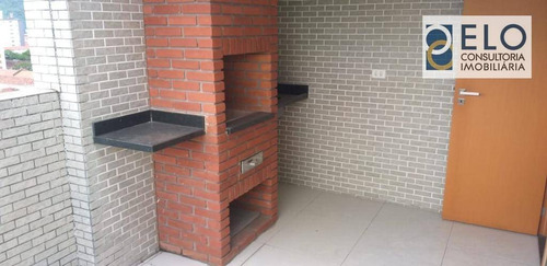 Imagem 2 de 27 de Cobertura À Venda, 89 M² Por R$ 565.000,00 - Campo Grande - Santos/sp - Co0058