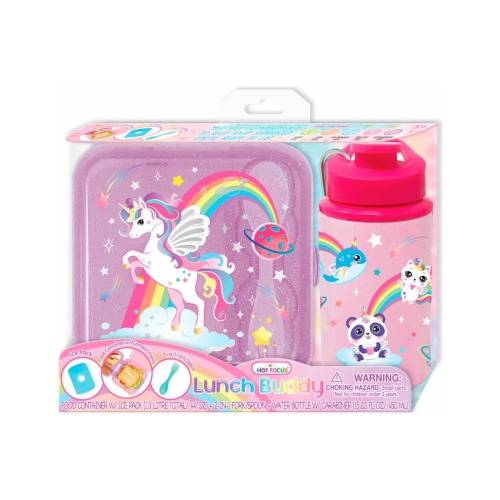 Lonchera Escolar Para Niñas Unicornio Set