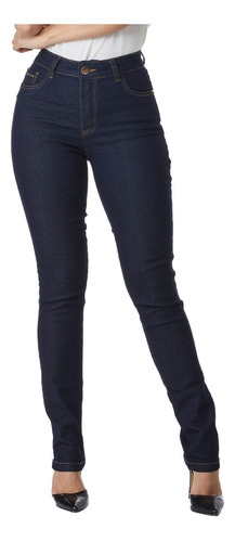 Calça Jeans Feminina Skinny Com Lycra Preto Que Não Desbota