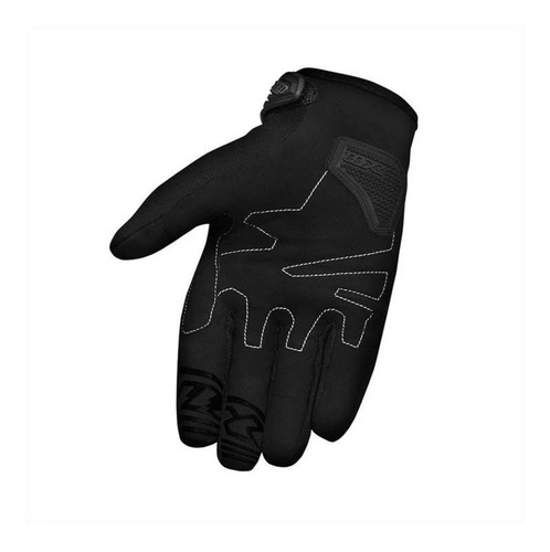 Imagem 3 de 4 de Luva X11 Blackout Moto Verão Com Protetor Preto
