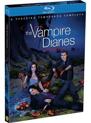 Blu Ray - Diário De Um Vampiro - Quarta Temporada - Lacrado