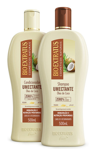 Kit Shampoo E Condicionador Bioextratus Umectante 500ml