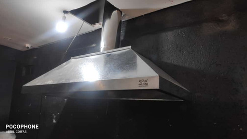 Kit Coifa Completo Com Exaustor De 1,90 X 0,60 Galvanizado