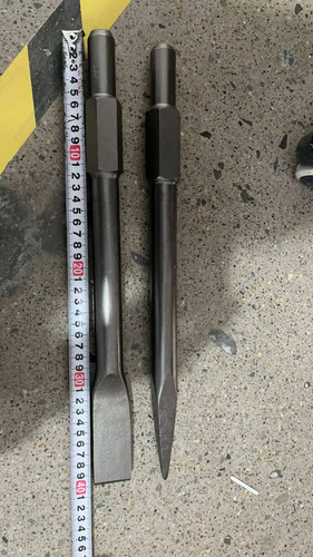 2pc Cincel De Hormigón De 1-1/8 Hexágono 40cm