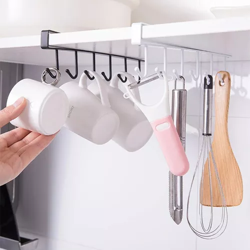 Organizador Colgante Porta Taza Alacena Estante Cocina