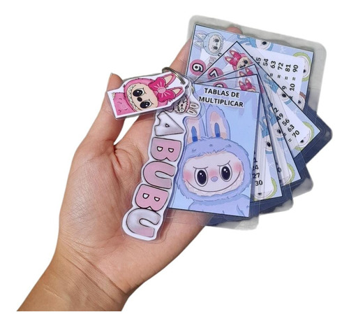 Llaveros Personalizados Shalom X15 Unidades 9cm Labubu