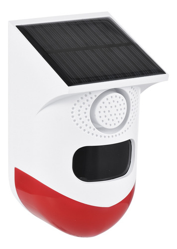 Alarma Solar Con Sensor De Movimiento, 120 Db, Sirena Fuerte