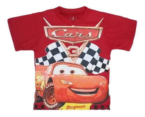 Mcqueen Carros Camiseta Infantil Lançamento