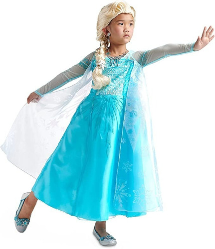 Disfraz De Elsa De Frozen Original De Disney Store Entrega Ya