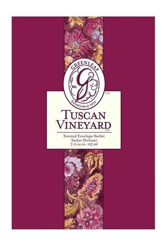 Sachet Greenleaf Tuscan Vineyard, Combo De 3 Sobres Gdes