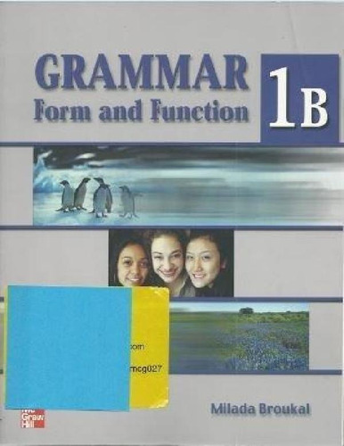 Libro - Grammar Form And Function 1 - Book B 