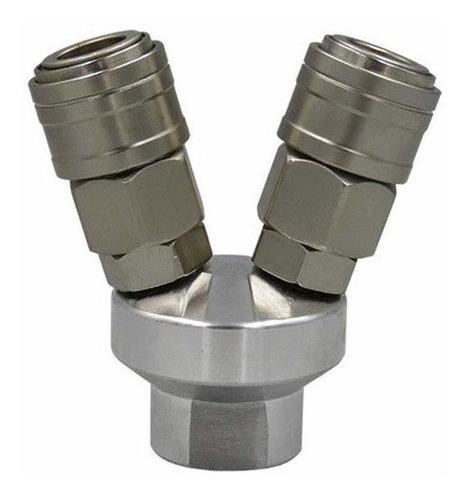 Imagen 1 de 1 de Conector Rapido Autobloqueo Manguera Redonda Via Tipo D