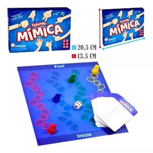 Jogo De Adivinhação Fazendo Mímicas Cartas Presente Crianças