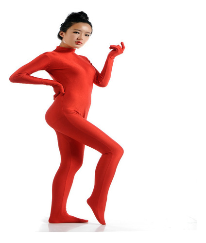 Vestidos De Baile Zentai De Cuerpo Entero De Spandex Sin Cap