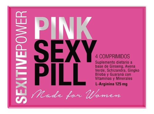 Pink Sexy Pill Suplemento Vigorizante P Mujer Sexitive 