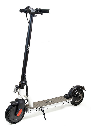 Imagen 1 de 12 de Monopatin Electrico Scooter Aut30km Lcd U5 Blanco Schoom