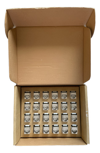 24x Keystone Cat6a Gigalan Blindado 35080126 Furukawa