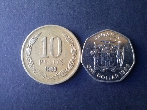 Moneda Jamaica One Dollar 1999 Níquel (c15)