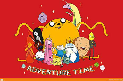 Póster De Pared Adventure Time - Grupo, 22.37  X 34.00 