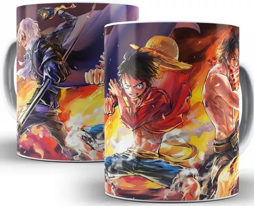 Caneca 325ml Anime One Piece Personagens Nakamas