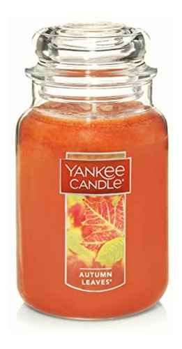 Yankee Candle Vela Aromática Con Aroma De Hojas De Otoño