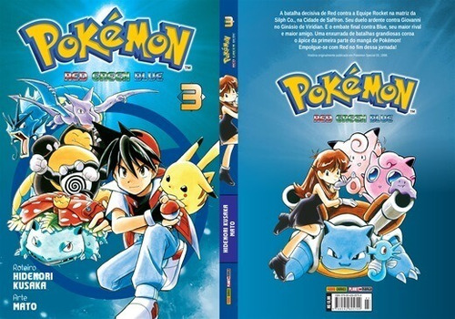 Manga Pokemon Tomo 3 Blue Ed Pan Español