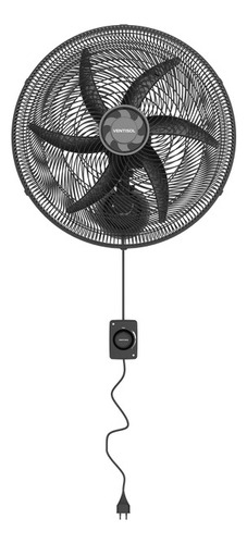 Ventilador Parede 130w 50cm 6 Pás Monta Fácil Preto Ventisol 220v