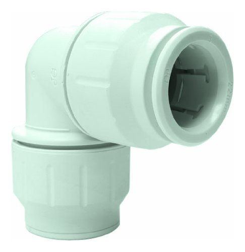 Unin Codo 90 1puLG Cts John Guest Speedfit, Plstico, Blanco