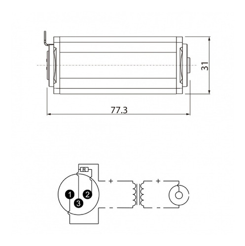 Imagen 3 de 3 de Caja Directa Pasiva Roxtone Ra2dt-xmjf