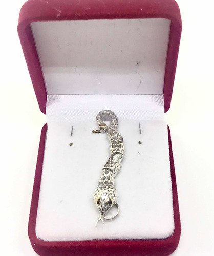 Medalla De Cobras De Plata Y Oro