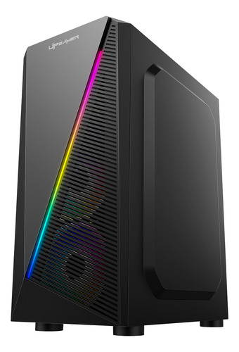 Gabinete Up Gamer Cronos Mid Tower Rgb Mini Itx, Matx, Atx Preto