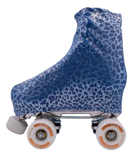 Cubre Patines Hook Animal Print Azul Brillante