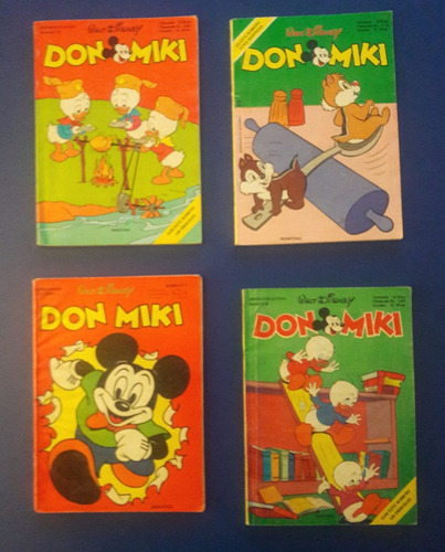 Coleccion Revistas Disney Comics Don Miki Set De 4 1981