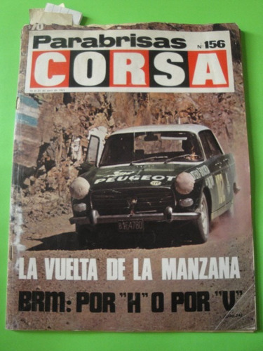 Corsa 156 Fiat 124 Special Bravi Tornado Vuelta De La Manzan