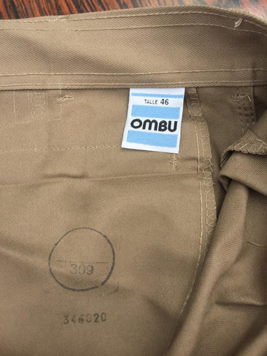Pantalón De Trabajo Ombú Hombre Talle 46 Nuevo !!