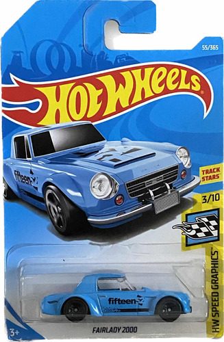 Hot Wheels Datsun Fairlady 2000 Azul Hw Speed 3/10 | 2018