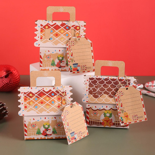 Cajas De Regalo De Lindas Cajas De Galletas Navideña