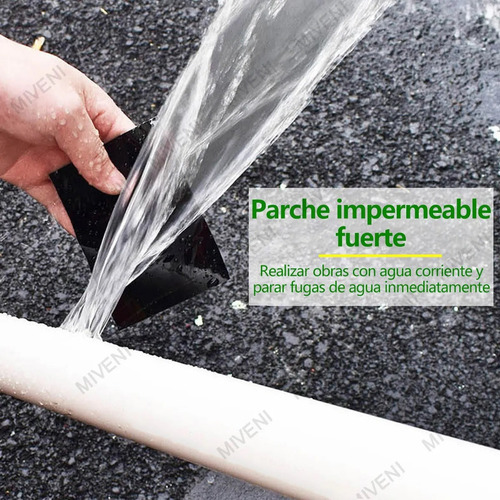 Cinta Flexible, 4 Pulgadas X 5 Pies, Gris, Cinta Impermeable