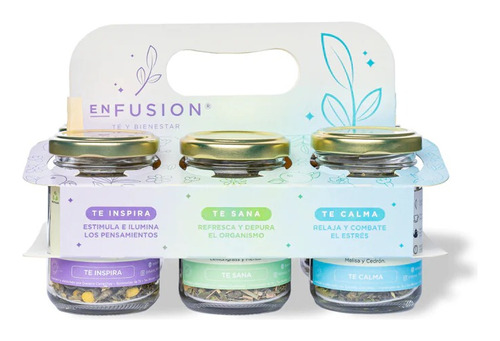 Enfusion Té Y Bienestar - Pack Te Armoniza 25g (6 Frascos)