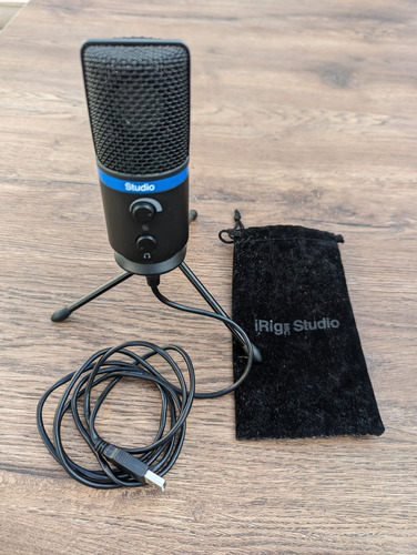 Micrófono De Condensador Irig Mic Studio Bk, Excel Estado