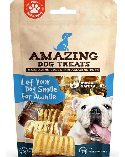 Amazing Dog Treats - Anillos De Traquea De Carne De 3 A 4 Pu