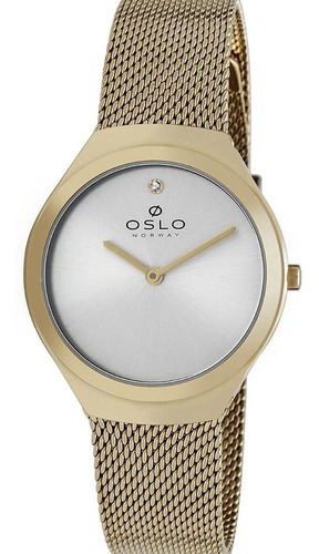 Relógio Masculino  Oslo Dourado  Ofgsss9t0018 G1kx Cor Dourado
