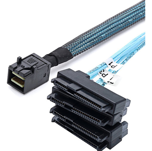 Cable De Servidor De Disco Duro Sas Sff-8643 A 4 X 29 Pines