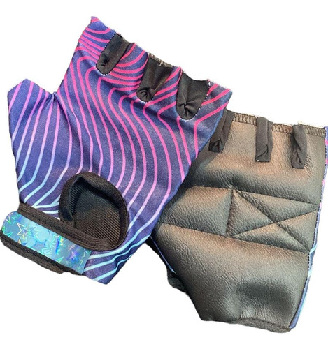 Guantes Entrenamiento Gimnasio Pesas Lycra Y Ecocuero