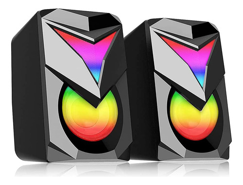 Caixas De Som E Subwoofer Gamer Redragon Toccata Gs700 Rgb Preto