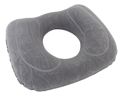 Zn Cojín Inflable Portátil For Silla Con Respaldo De Felpa